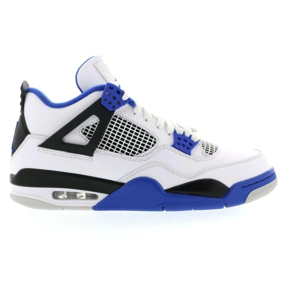 air jordan retro 4 blue and white